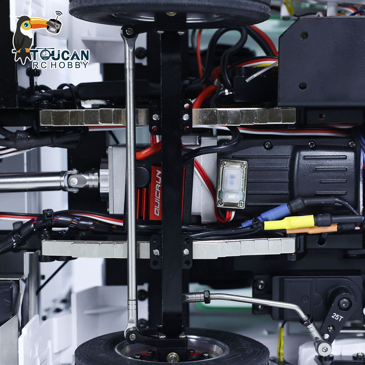 TOUCAN RC HOBBY JXModel VL18U K3363 Cabin 1/14 Metal RC Hydraulic Skip Loader RTR 6x4 Axles Differential Lock 4-Way Valve 2-Speed Gearbox Light Sound for Collectors