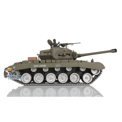 TOUCAN RC HOBBY Heng Long 1/16 TK7.0 Customized USA M26 Pershing 3838 RTR RC Tank FPV BB IR 360 Degrees Turret Smoke Metal Tracks Drive Road Idlers Wheels Gearbox