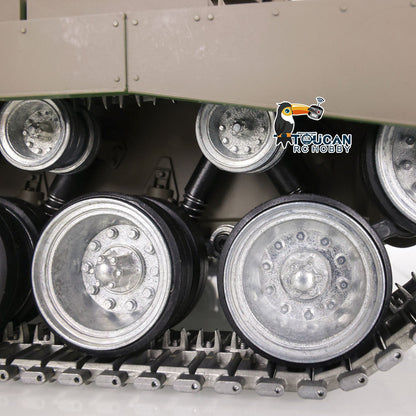 TOUCAN RC HOBBY Heng Long 1/16 TK7.0 Customized USA M26 Pershing 3838 RTR RC Tank FPV BB IR 360 Degrees Turret Smoke Metal Tracks Drive Road Idlers Wheels Gearbox