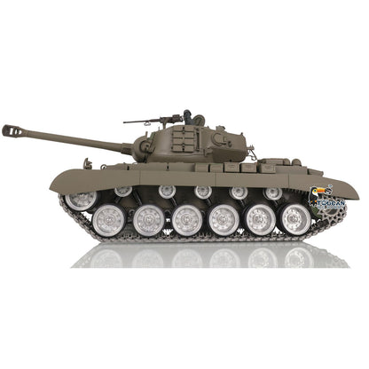TOUCAN RC HOBBY Heng Long 1/16 TK7.0 Customized USA M26 Pershing 3838 RTR RC Tank FPV BB IR 360 Degrees Turret Smoke Metal Tracks Drive Road Idlers Wheels Gearbox