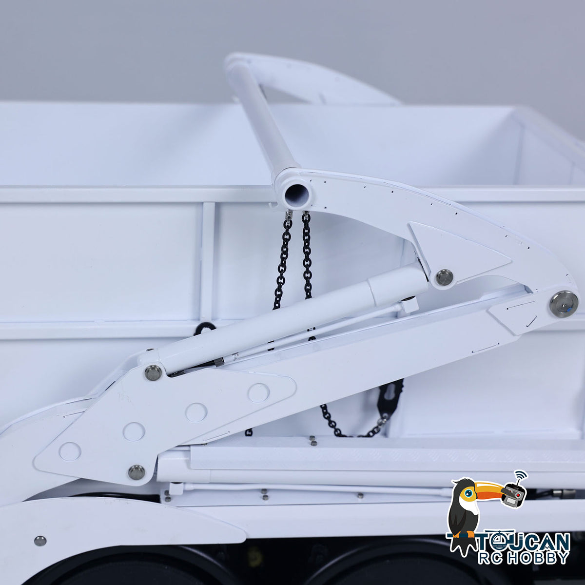 TOUCAN RC HOBBY JXModel VL18U K3363 Cabin 1/14 Metal RC Hydraulic Skip Loader RTR 6x4 Axles Differential Lock 4-Way Valve 2-Speed Gearbox Light Sound for Collectors