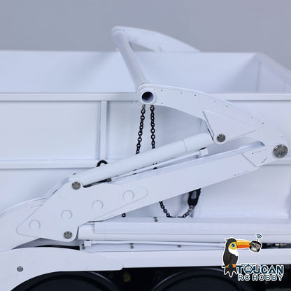 TOUCAN RC HOBBY JXModel VL18U K3363 Cabin 1/14 Metal RC Hydraulic Skip Loader RTR 6x4 Axles Differential Lock 4-Way Valve 2-Speed Gearbox Light Sound for Collectors
