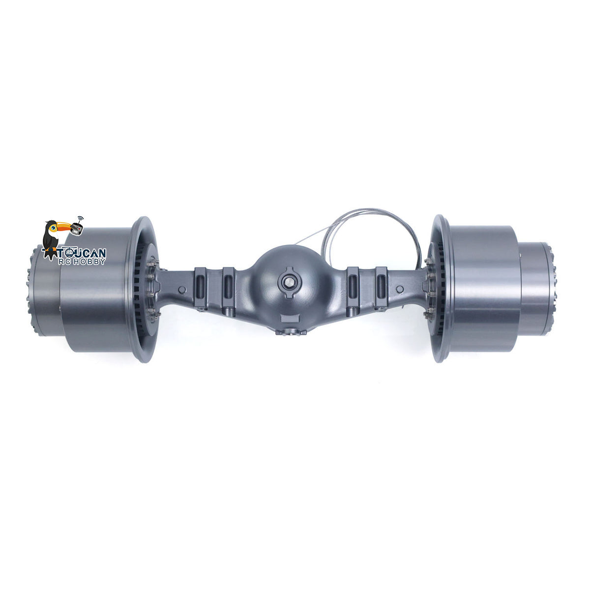 TOUCAN RC HOBBY Metal Front Rear Axle Wheel Hub for JDModel 1/14 RC Hydraulic Loader ZW370 DIY Radio Controlled Construction Vehicle