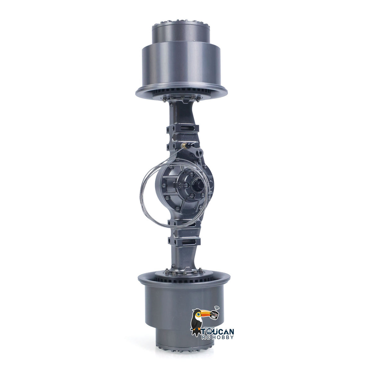 TOUCAN RC HOBBY Metal Front Rear Axle Wheel Hub for JDModel 1/14 RC Hydraulic Loader ZW370 DIY Radio Controlled Construction Vehicle