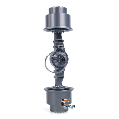 TOUCAN RC HOBBY Metal Front Rear Axle Wheel Hub for JDModel 1/14 RC Hydraulic Loader ZW370 DIY Radio Controlled Construction Vehicle