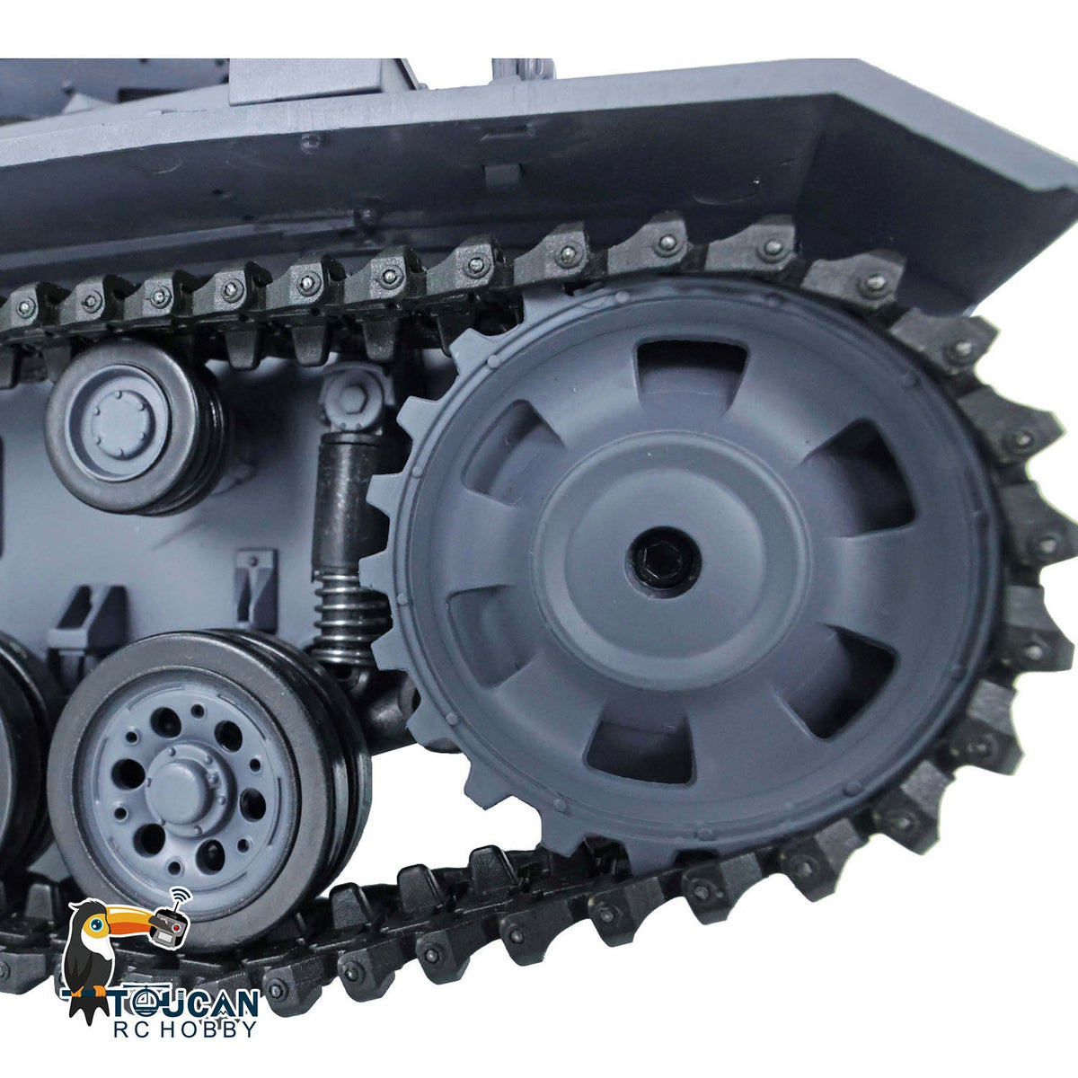 TOUCAN RC HOBBY Heng Long 1/16 Plastic 7.0 3848 3849 Panzer III H L RC Tank FPV 360 Degree Turret Infrared System BB Smoke Steel Driving Gearbox Metal Barrel
