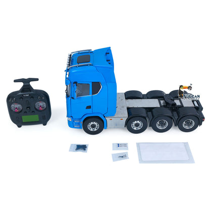 TOUCAN RC HOBBY MODO 1/14 8x8 Remote Control Tractor Truck 2Speed Transmission RC Lorry Vehicle Metal Chassis Light Sound System No Differential Lock