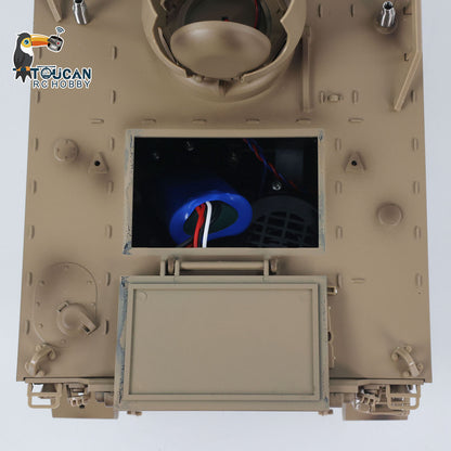 TOUCAN RC HOBBY US Stock Tongde 1/16 RC Tank M2412-B M113A1 ACAV 360 Turret Rotation Infrared Metal Wheels Gearbox Smoke Unit Radio Control Military Model