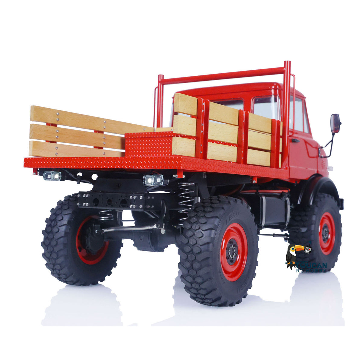 TOUCAN RC HOBBY LESU RAVE-UM406 1/10 RC-Geländewagen RA-Z001 PNP 4X4 Crawler mit Flysky I6S Fernsteuerung, 2-Gang-Getriebe, Sound- und Lichtsystem