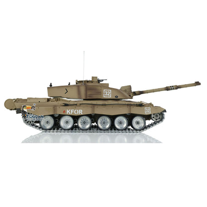 TOUCAN RC HOBBY Heng Long 1/16 TK7.0 Customize 3908 Challenger II RTR RC Tank FPV 360 Degrees Turret IR BB Smoke Metal Tracks Road Drive Idler Wheels