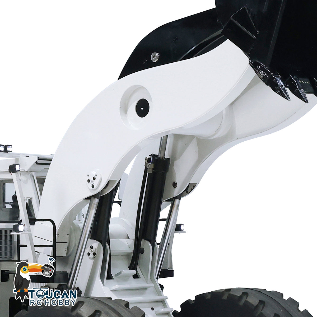 TOUCAN RC HOBBY L2350 1/14 Metal RC Hydraulic Wheel Loader PNP/RTR Light & Sound Smoke System Manual Coupler Fork for Model Collectors