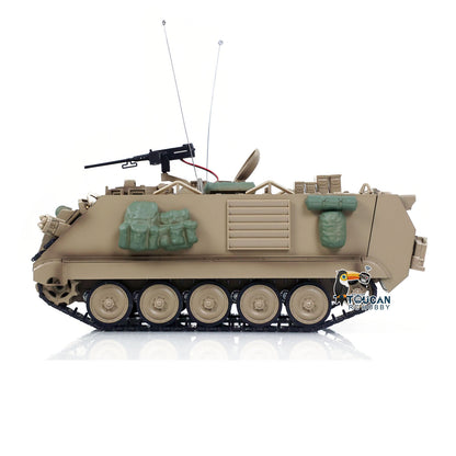 TOUCAN RC HOBBY US Stock Tongde 1/16 RC Military Tank M2412-C M113A2 APC Turret Rotation 360 Degree Infrared LED Light Sound Remote Control Electric