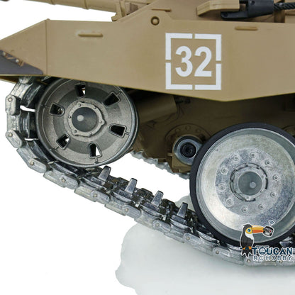 TOUCAN RC HOBBY Heng Long 1/16 TK7.0 Professional British Challenger II 3908 RTR RC Tank 360 Degrees Turret IR BB Smoke Metal Sprockets Idlers Road Wheels Single Rubber Tracks