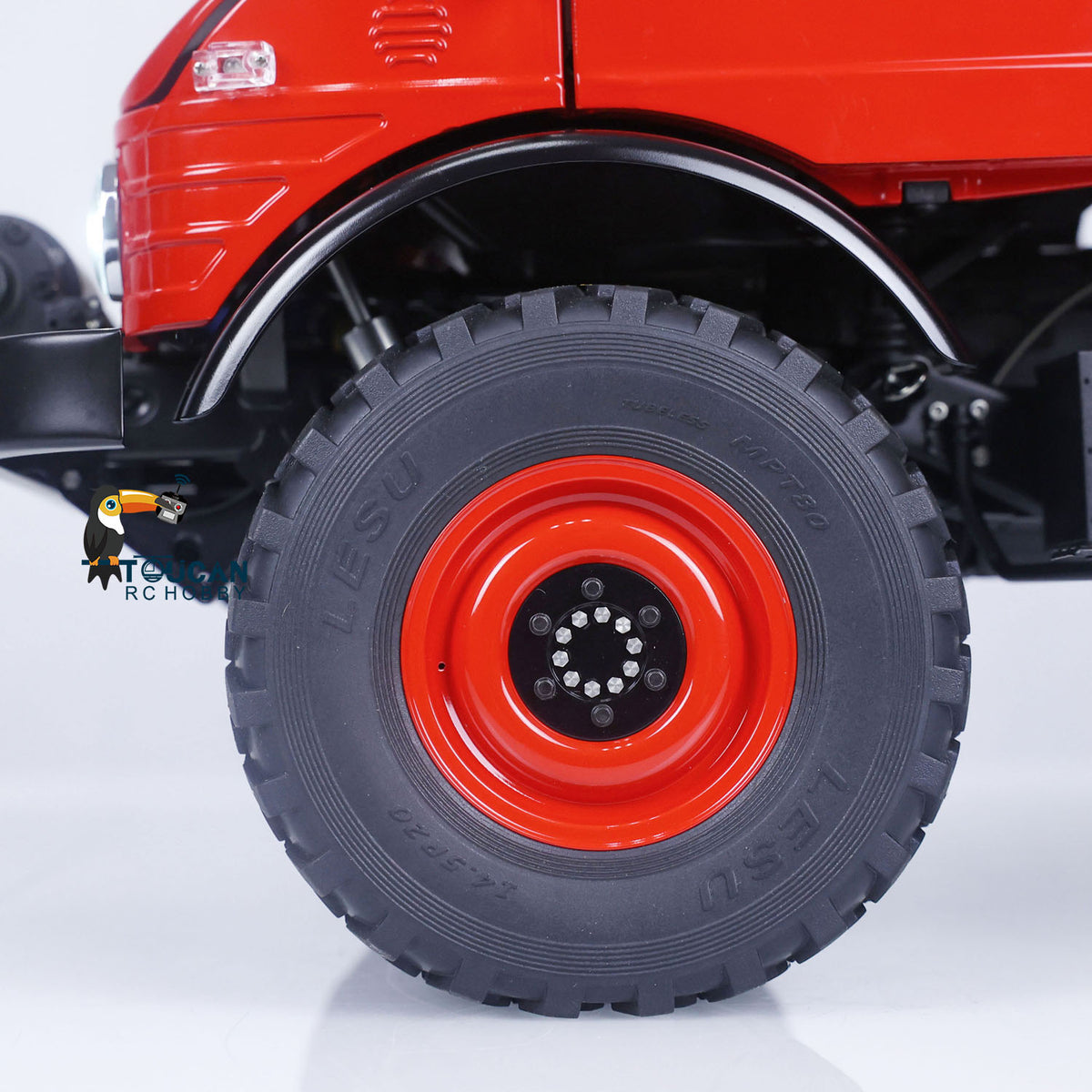 TOUCAN RC HOBBY LESU RAVE-UM406 1/10 RC-Geländewagen RA-Z001 PNP 4X4 Crawler mit Flysky I6S Fernsteuerung, 2-Gang-Getriebe, Sound- und Lichtsystem