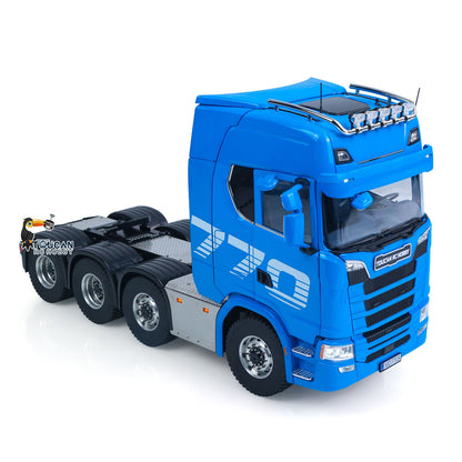 TOUCAN RC HOBBY MODO 1/14 8x8 Remote Control Tractor Truck 2Speed Transmission RC Lorry Vehicle Metal Chassis Light Sound System No Differential Lock