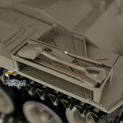 TOUCAN RC HOBBY US-Lager 2,4 GHz Heng Long 1/16 Maßstab 7.0 Kunststoff Walker Bulldog RTR RC Panzer Fernsteuerung Militär-Modell 3839 Infrarot-Kampf