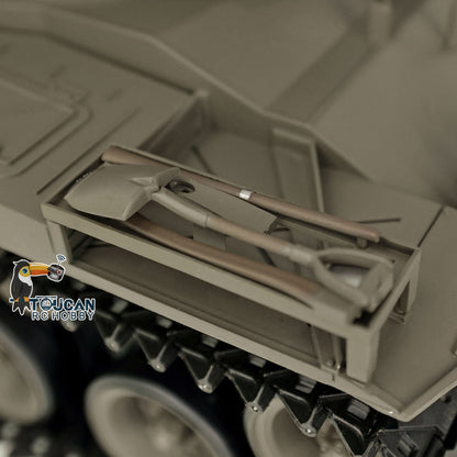 TOUCAN RC HOBBY Heng Long 1/16 TK7.0 Plastic 3838 USA M26 Pershing 3839 Walker Bulldog M41A3 RTR RC Tank Armored Vehicle Model IR BB 360 Degrees Turret Smoke