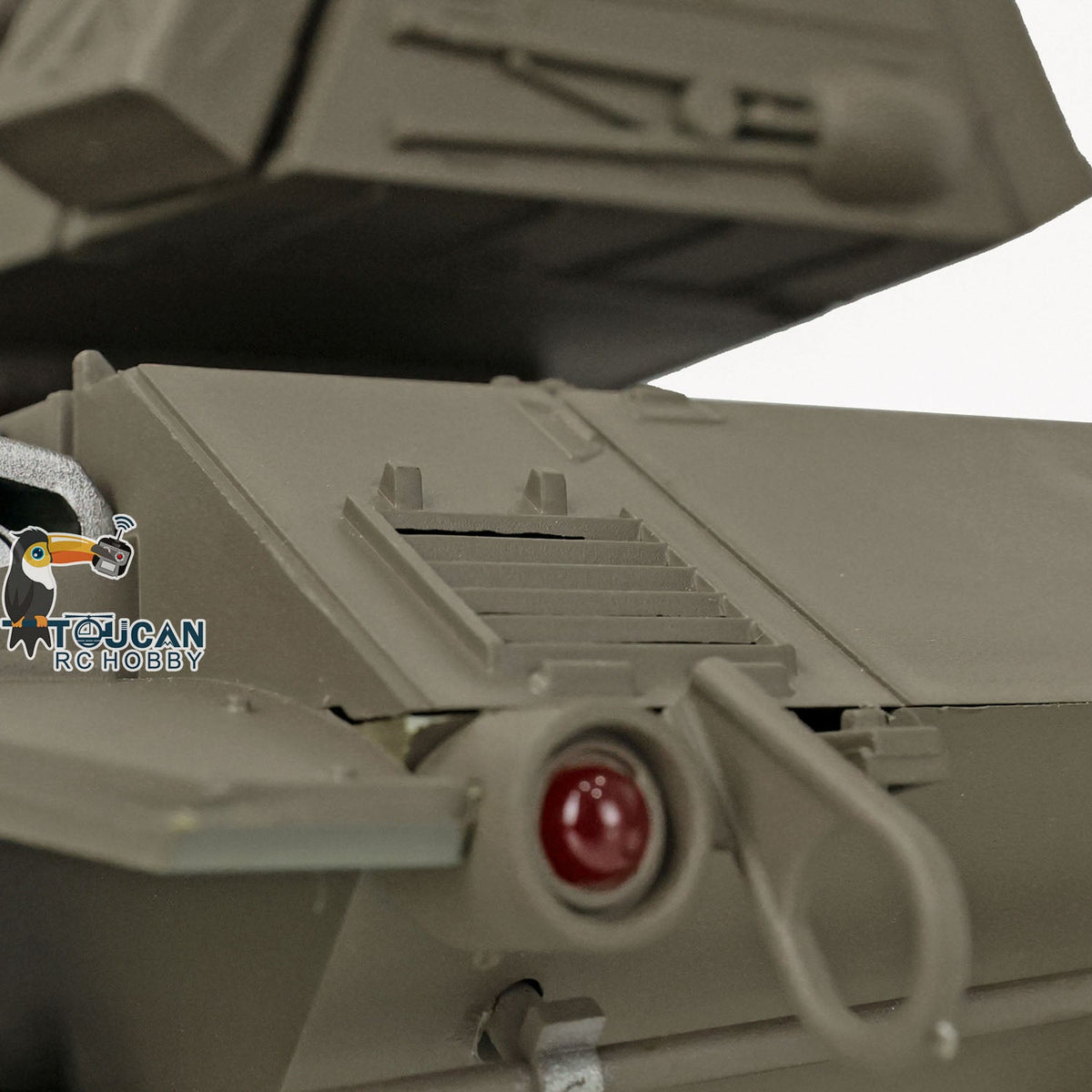 TOUCAN RC HOBBY Heng Long 1/16 Char RC USA Walker Bulldog 3839 RTR TK7.0 en plastique, FPV, tourelle 360 degrés, fumée, billes BB, infrarouge, sons, lumières, boîte de vitesses en acier