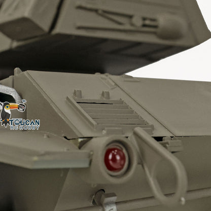 TOUCAN RC HOBBY Heng Long 1/16 Char RC USA Walker Bulldog 3839 RTR TK7.0 en plastique, FPV, tourelle 360 degrés, fumée, billes BB, infrarouge, sons, lumières, boîte de vitesses en acier