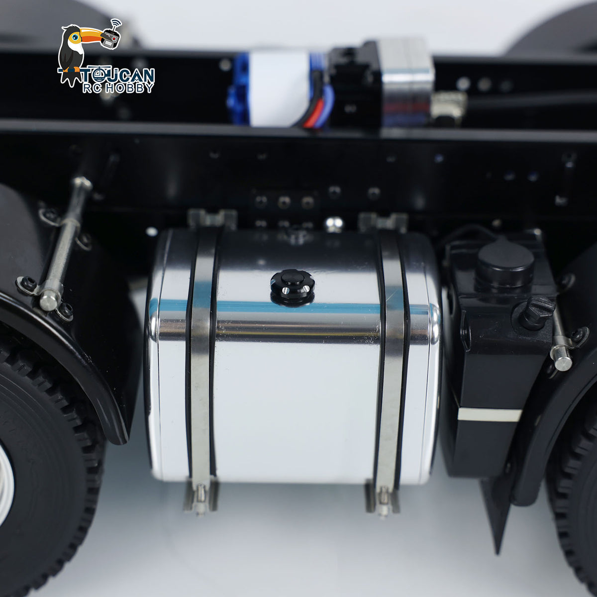 TOUCAN RC HOBBY MODO 1/14 8x4 Metal Hydraulic RC Dump Truck 2-speed Radio Control Tipper Car Simulation DIY Model Painted ESC Servo Motor