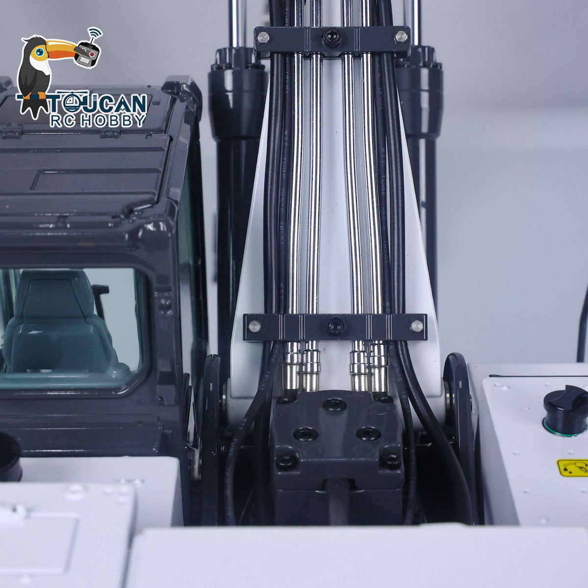 TOUCAN RC HOBBY US Stock Kabolite K961 100S 1/18 Scale RC Hydraulic Excavator HUINA Upgraded Version K336GC Digger Construction Vehicle Truck Model Light System