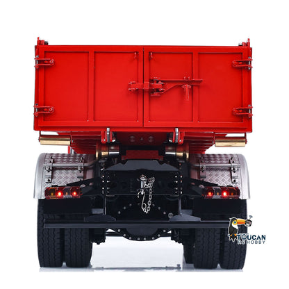 1/14 Metal RC Dump Truck 1838 8X8 Roll On Off Dumper Hydraulic Tipper