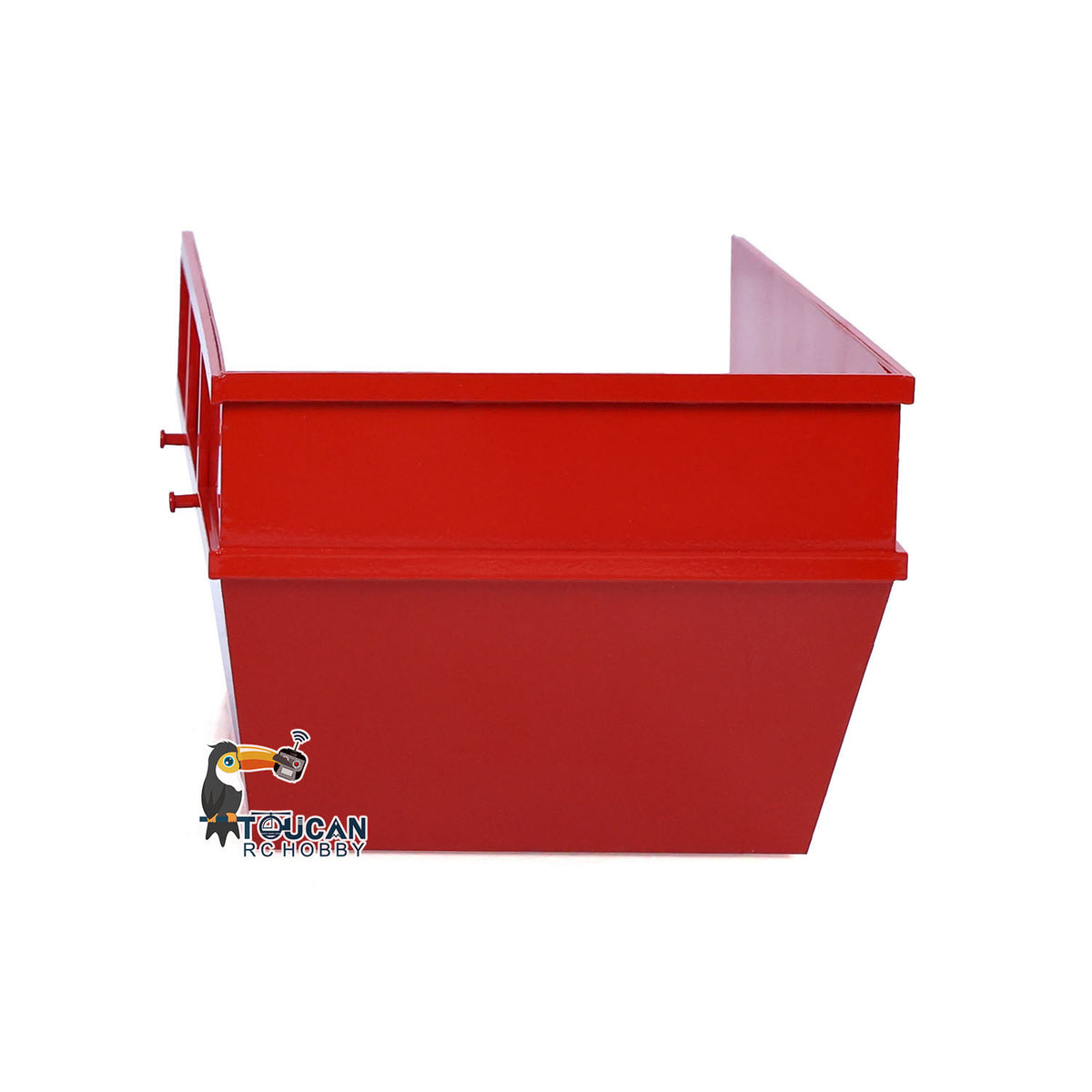 TOUCAN RC HOBBY JXModel Metal Small Bucket for VL18U 1/14 6*4 Hydraulic RC Skip Loader K3363 Swing Arm Dump Garbage Truck DIY