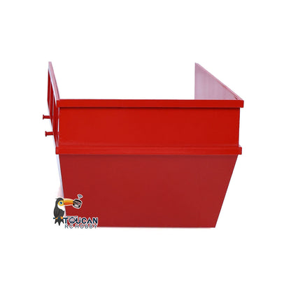 TOUCAN RC HOBBY JXModel Metal Small Bucket for VL18U 1/14 6*4 Hydraulic RC Skip Loader K3363 Swing Arm Dump Garbage Truck DIY