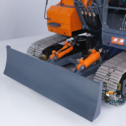 TOUCAN RC HOBBY LESU AOUE ET26L 1/14 Metal RC Hydraulic Excavator B0012 RTR Short Tail Three-Arm Digger 6+2CH Directional Valve Quick Release Sound & Light Smoke GPS.