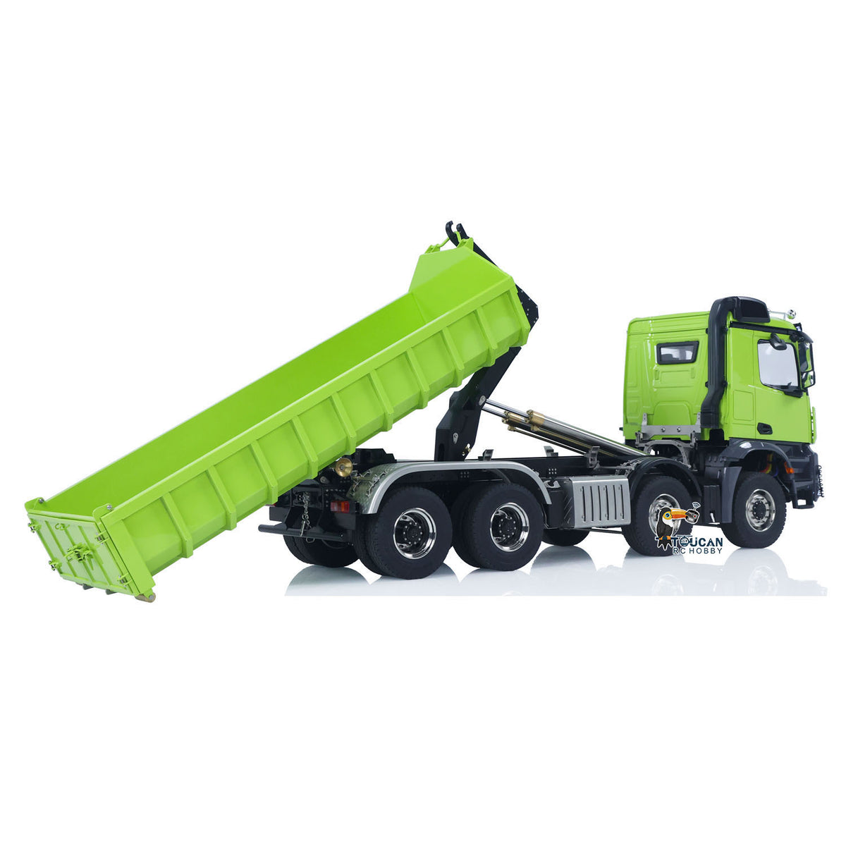 TOUCAN RC HOBBY LXY 1/14 8x8 Metal Hydraulic RC Dumper Tipper Car Radio Control Full Dump Trucks with Standard Bucket Hobby Model DIY PNP