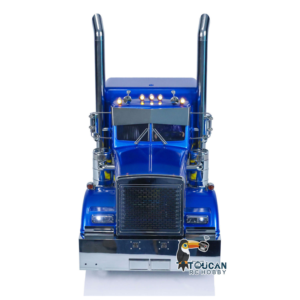 TOUCAN RC HOBBY 1/14 6x4 56344 Camion tracteur RC à 3 essieux RTR voiture télécommandée avec son, lumières, moteur, ESC et transmission à 3 vitesses