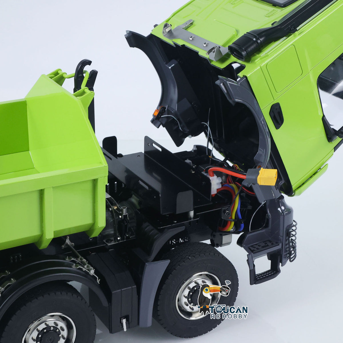 TOUCAN RC HOBBY LXY 1/14 8x8 Metal Hydraulic RC Dumper Tipper Car Radio Control Full Dump Trucks with Standard Bucket Hobby Model DIY PNP
