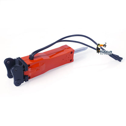 TOUCAN RC HOBBY Kabolite Metal Rippers Electric Claw Hammer Quick Release for 1/18 K961-100S Hydraulic RC Excavator Remote Control Digger DIY