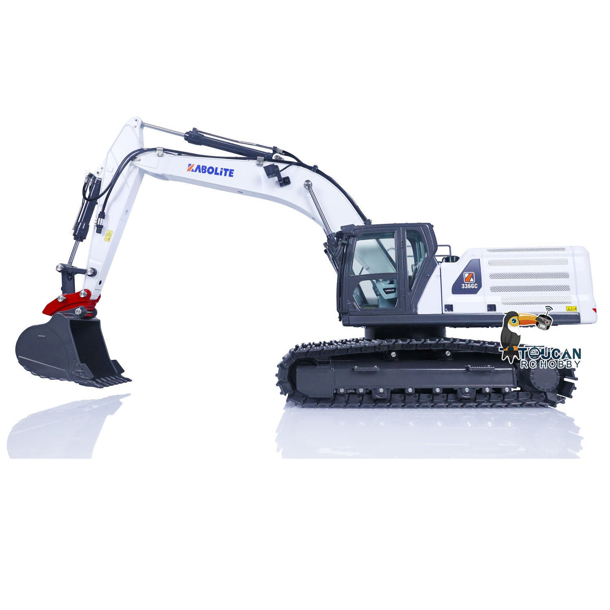 TOUCAN RC HOBBY US Stock Kabolite K961 100S 1/18 Scale RC Hydraulic Excavator HUINA Upgraded Version K336GC Digger Construction Vehicle Truck Model Light System