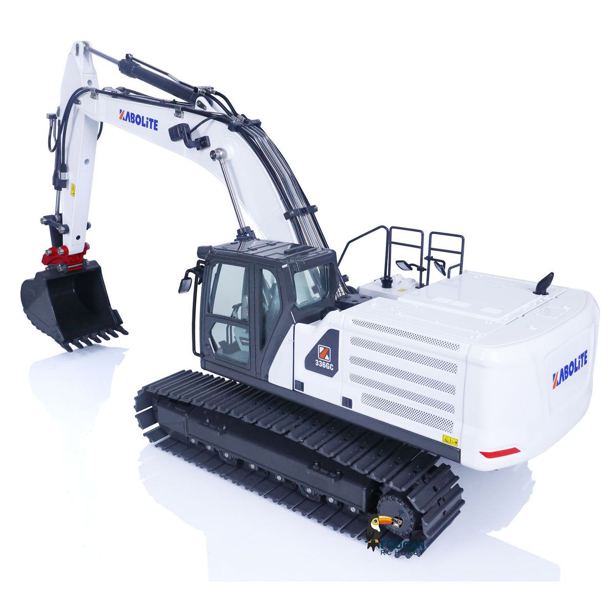 TOUCAN RC HOBBY US Stock Kabolite K961 100S 1/18 Scale RC Hydraulic Excavator HUINA Upgraded Version K336GC Digger Construction Vehicle Truck Model Light System