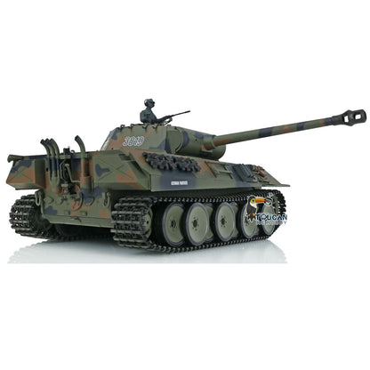 TOUCAN RC HOBBY Heng Long TK7.0 1/16 Plastic German Panther RTR RC Tank 3819 FPV 360 Degrees Turret BB IR Smoke Sounds Lights Metal Steel Driving Gearbox