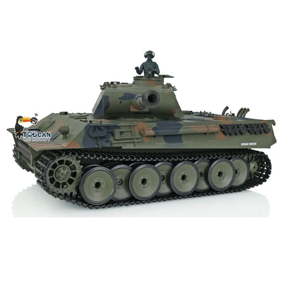 TOUCAN RC HOBBY Heng Long 1/16 TK7.0 Plastic German Tiger I Panther RTR RC Tank 3818/3819 360 Degrees Turret Infrared Combat BB Sounds Lights Smoke Model