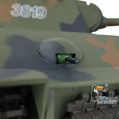 TOUCAN RC HOBBY Heng Long TK7.0 1/16 Plastic German Panther RTR RC Tank 3819 FPV 360 Degrees Turret BB IR Smoke Sounds Lights Metal Steel Driving Gearbox