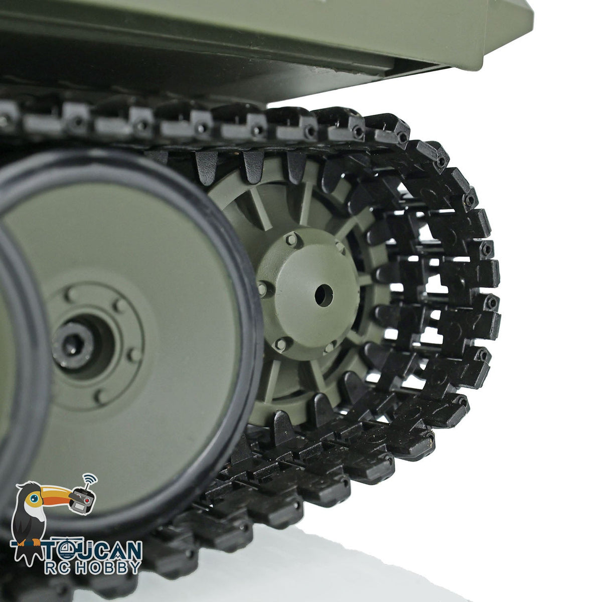 TOUCAN RC HOBBY Heng Long TK7.0 1/16 Plastic German Panther RTR RC Tank 3819 FPV 360 Degrees Turret BB IR Smoke Sounds Lights Metal Steel Driving Gearbox