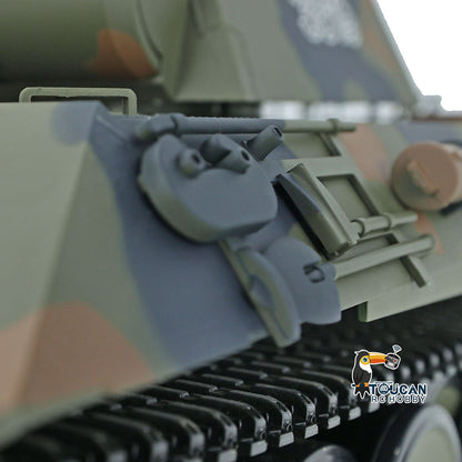 TOUCAN RC HOBBY Heng Long 1/16 TK7.0 Plastic German Tiger I Panther RTR RC Tank 3818/3819 360 Degrees Turret Infrared Combat BB Sounds Lights Smoke Model