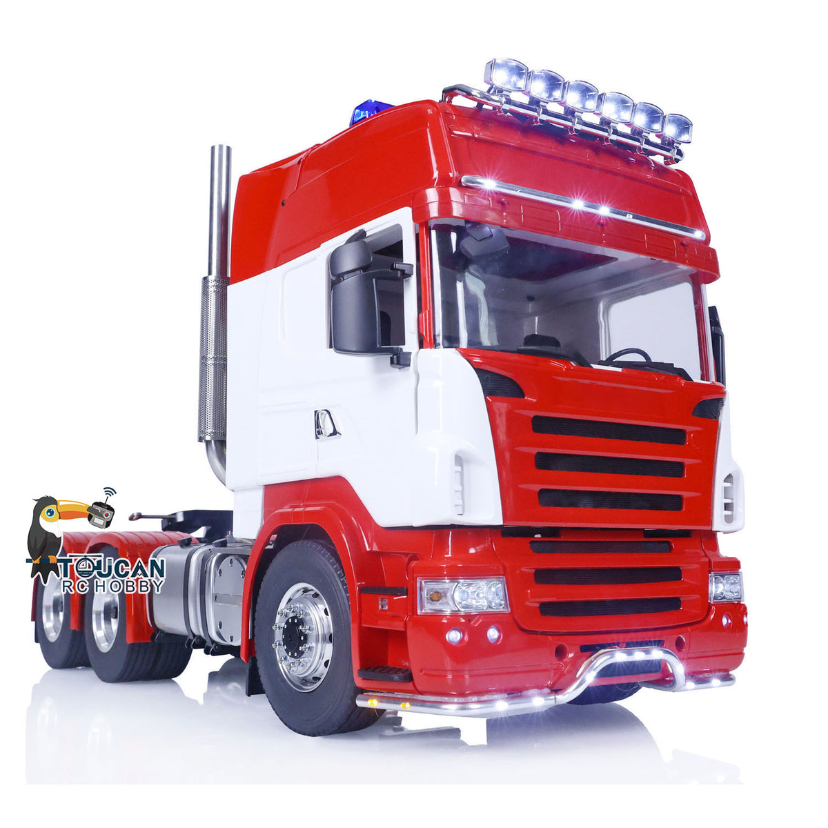 TOUCAN RC HOBBY LESU 1/14 RC Car 6X6 RTR Remote Control Tractor Truck Metal Chassis Sounds Light
