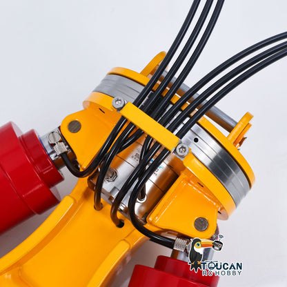 TOUCAN RC HOBBY New Product Metal Hydraulic Shear Electric Hammer Bucket for 1/12 RC Hydraulic Digger C395 LR976  Remote Control Construction Vehicles Excavator