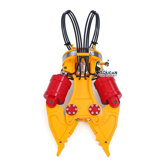 TOUCAN RC HOBBY New Product Metal Hydraulic Shear Electric Hammer Bucket for 1/12 RC Hydraulic Digger C395 LR976  Remote Control Construction Vehicles Excavator