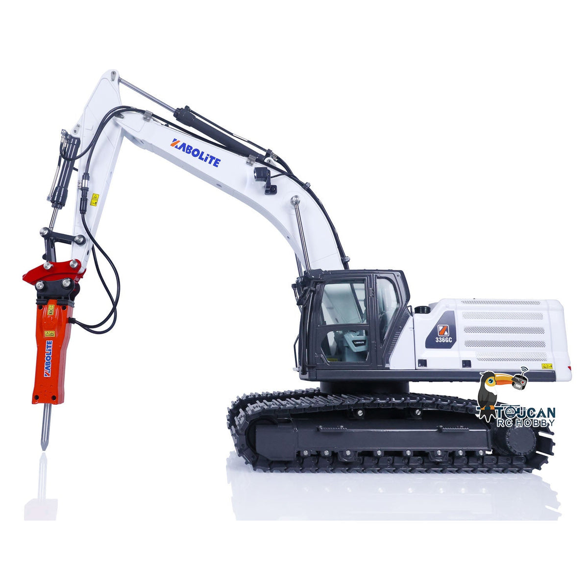 TOUCAN RC HOBBY US Stock Kabolite K961 100S 1/18 Scale RC Hydraulic Excavator HUINA Upgraded Version K336GC Digger Construction Vehicle Truck Model Light System