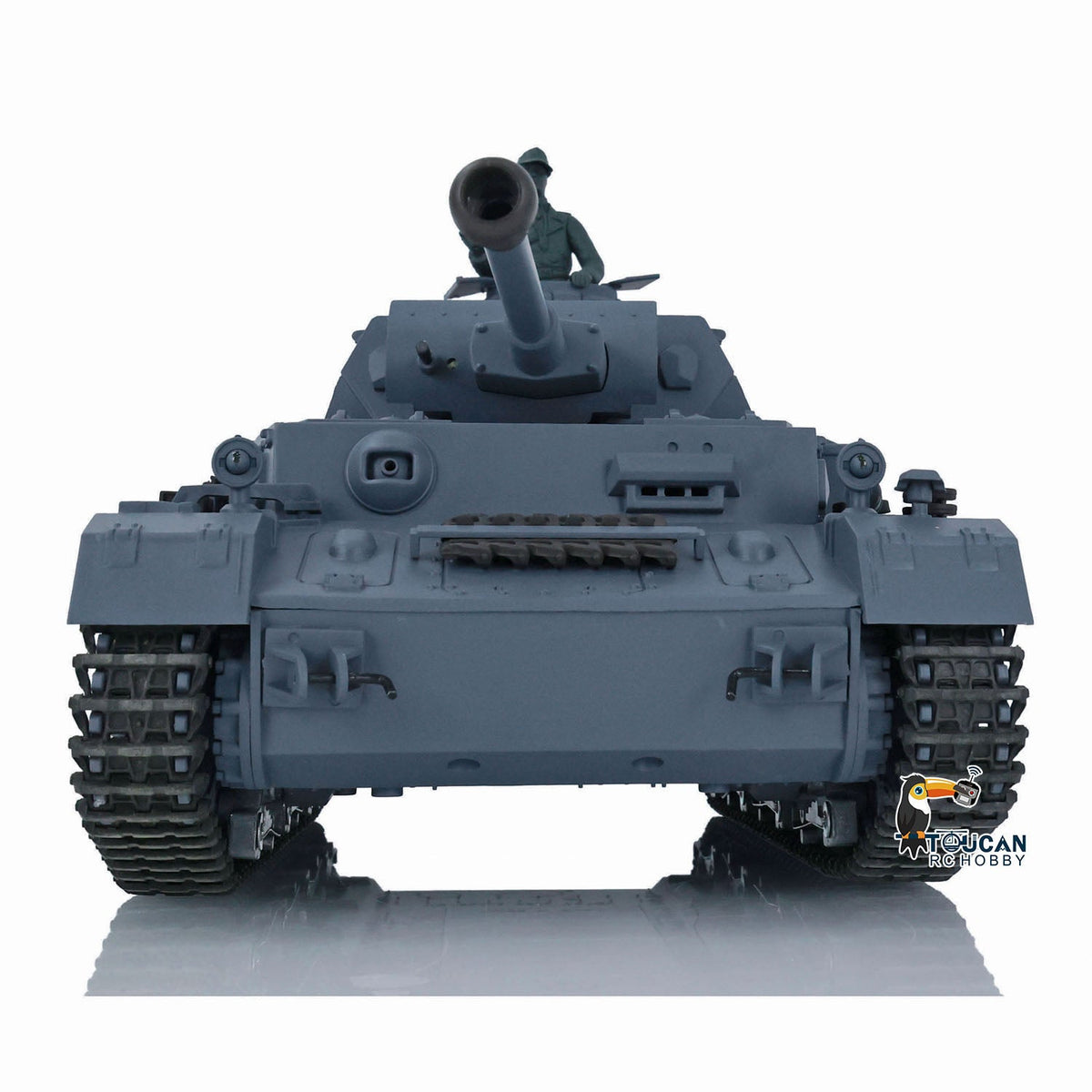 TOUCAN RC HOBBY Heng Long 1/16 Plastic TK7.0 3858/3859 German Panzer IV F2 F RTR RC Tank FPV Infrared Comkbat 360 Degrees Turret Smoke BB Steel Driving Gearbox Metal Barrel