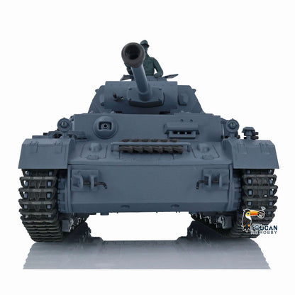 TOUCAN RC HOBBY Heng Long 1/16 Plastic TK7.0 3858/3859 German Panzer IV F2 F RTR RC Tank FPV Infrared Comkbat 360 Degrees Turret Smoke BB Steel Driving Gearbox Metal Barrel