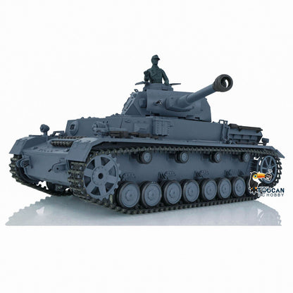 TOUCAN RC HOBBY Heng Long 1/16 Plastic TK7.0 3858/3859 German Panzer IV F2 F RTR RC Tank FPV Infrared Comkbat 360 Degrees Turret Smoke BB Steel Driving Gearbox Metal Barrel