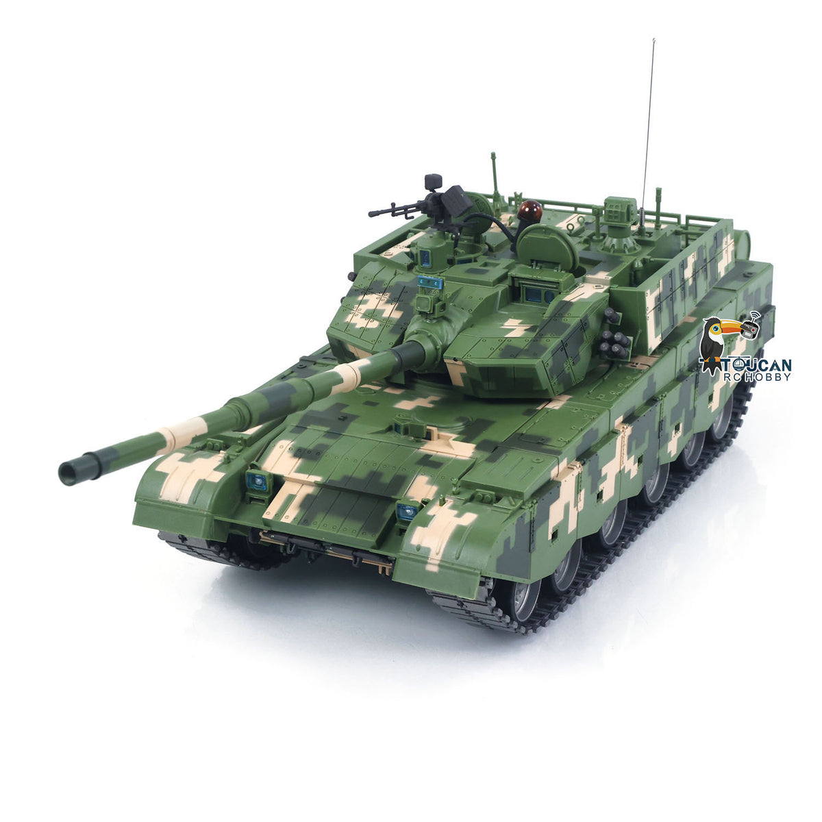 TOUCAN RC HOBBY Heng Long 3899A 1/16 Radio Control Main Battle Tank RC Military Model Infrared Combat Smoking Metal Tracks Idlers Road Wheels