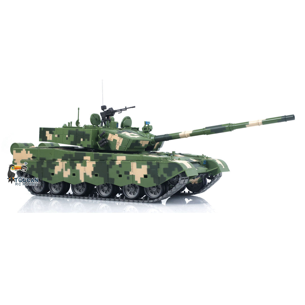 TOUCAN RC HOBBY Heng Long 3899A 1/16 Radio Control Main Battle Tank RC Military Model Infrared Combat Smoking Metal Tracks Idlers Road Wheels