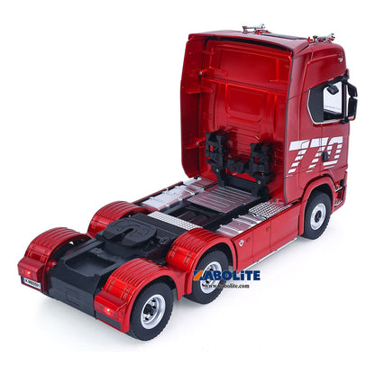 TOUCAN RC HOBBY HUINA 770S 1/18 Plastic 6x4 RC Tractor Truck 1501 PRO with 19CH 2.4G Radio Controller Light Sound for Hobbyists Outdoor Play